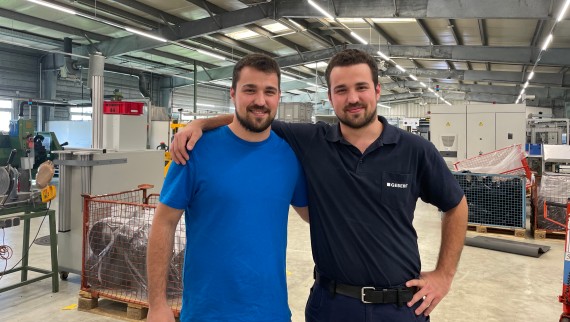 Paul und Peter Harm: mit Lehre in eine Führungsposition ((c) Geberit)