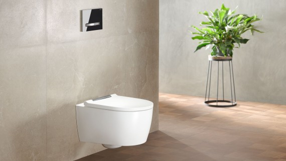 Geberit ONE WC mit Sigma50 Betätigungsplatte