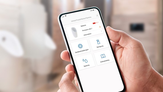 Geberit Control App für die Bedienung von Sanitärapparaten Geberit Control App für die Bedienung von Sanitärapparaten