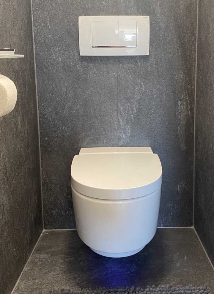 Das Ergebnis lässt sich sehen: das AquaClean Mera besticht durch Design und Funktionen. (c) Sascha Huber Das Ergebnis lässt sich sehen: das AquaClean Mera besticht durch Design und Funktionen. (c) Sascha Huber