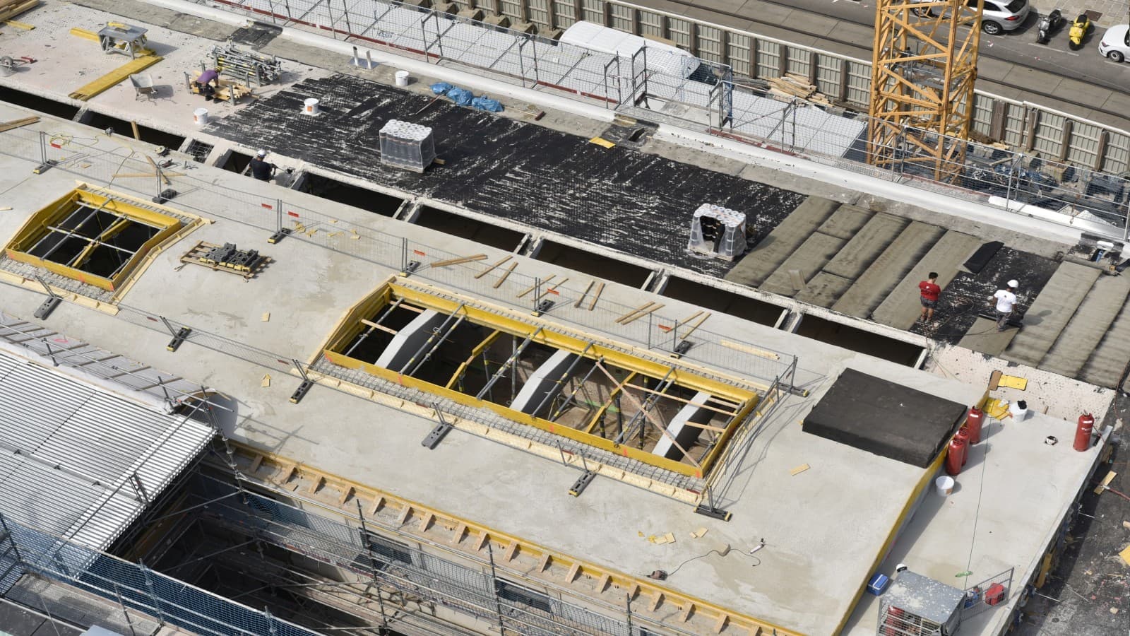 Blick auf das Parlamentsdach Blick auf das Parlamentsdach