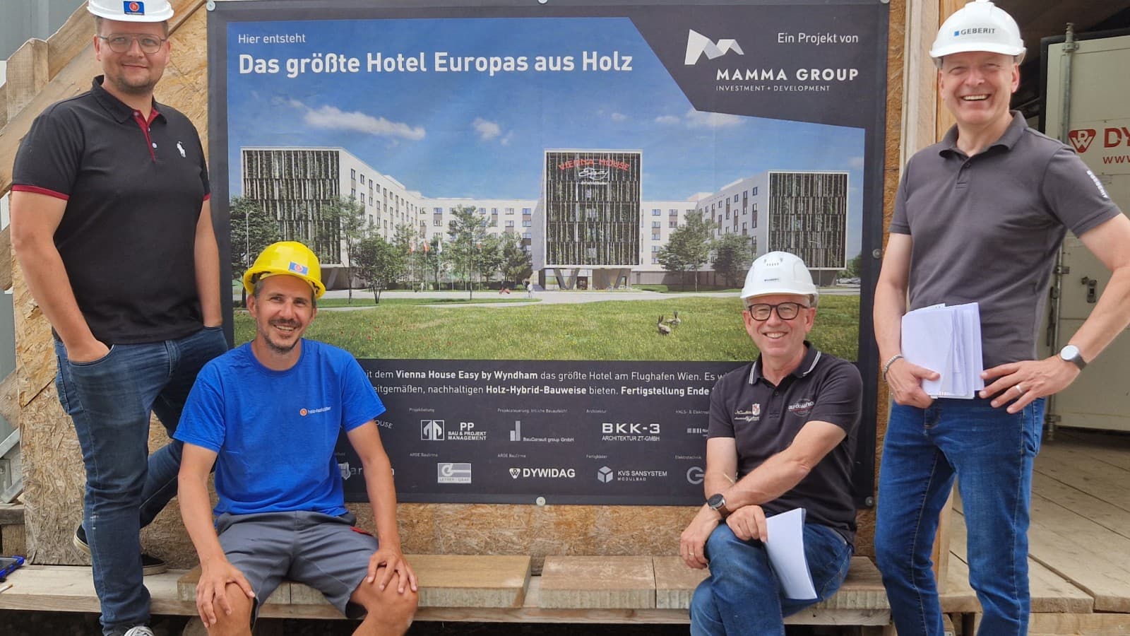 Florian Schmallegger, Alexander Rauter, beide Heiz-Hofstätter, Friedrich Singer, Rudolf Stieber, Geberit (von links) Foto Friedrich Singer Florian Schmallegger, Alexander Rauter, beide Heiz-Hofstätter, Friedrich Singer, Rudolf Stieber, Geberit (von links) Foto Friedrich Singer