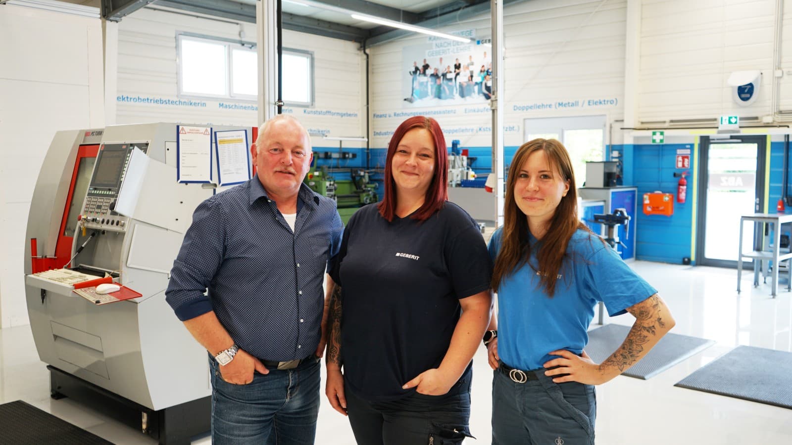 Das Geberit Lehrlingsteam Das Geberit Lehrlingsteam