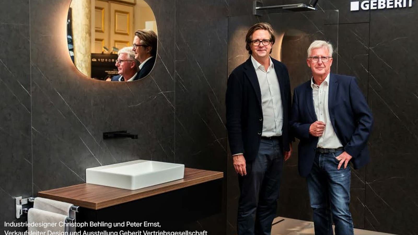 Christoph Behling und Peter Ernst von Geberit Christoph Behling und Peter Ernst von Geberit