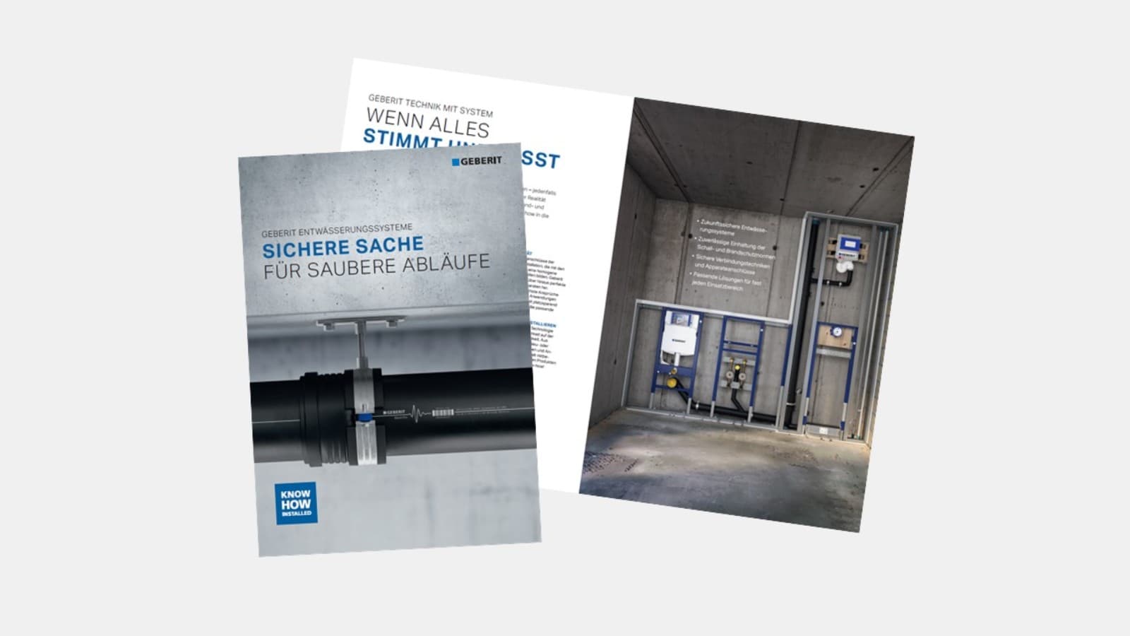 Geberit Unterlagen Entwässerungssysteme Geberit Unterlagen Entwässerungssysteme