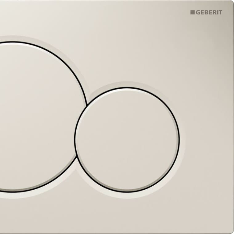 Geberit Betätigungsplatte Sigma01, Farbe pergamon Geberit Betätigungsplatte Sigma01, Farbe pergamon