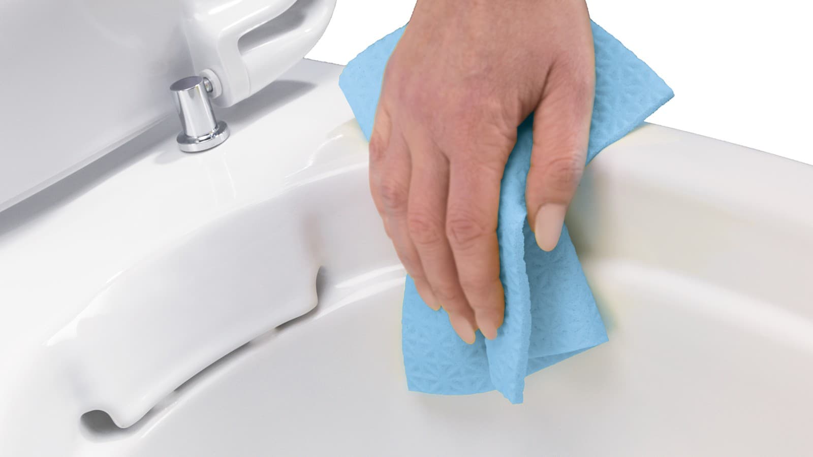 Rimfree® WC wird gereinigt (© Opernhaus Chemnitz / Nasser Hashemi) Rimfree® WC wird gereinigt (© Opernhaus Chemnitz / Nasser Hashemi)