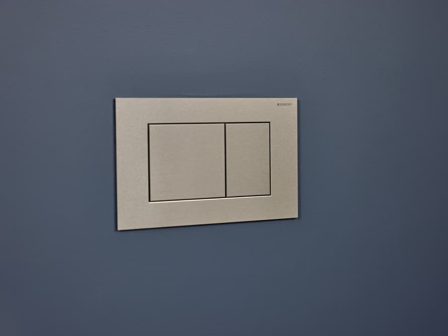 Geberit Sigma40 eckig nickel gebürstet Geberit Sigma40 eckig nickel gebürstet