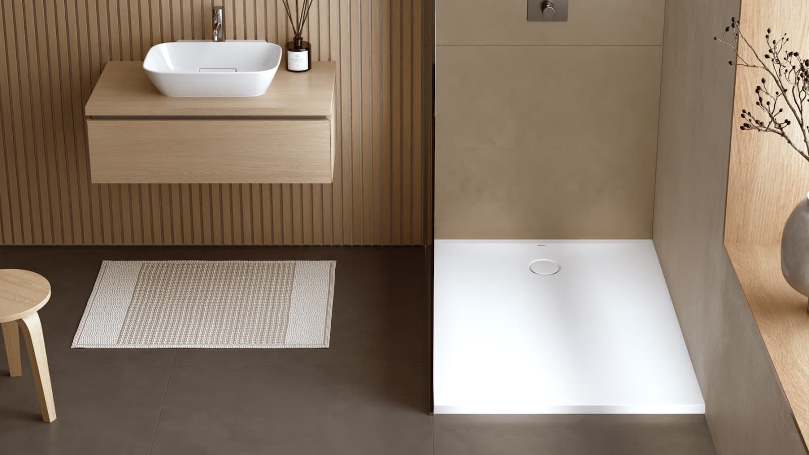 Geberit Badezimmer mit CleanFloor30 Lay-on Geberit Badezimmer mit CleanFloor30 Lay-on