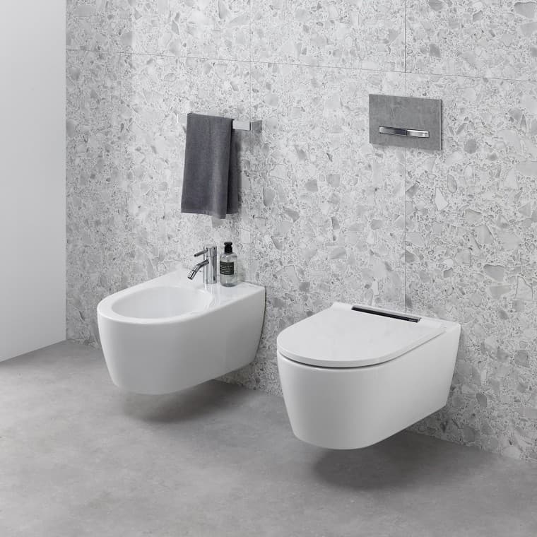 Kombination Geberit ONE Bidet und WC Kombination Geberit ONE Bidet und WC